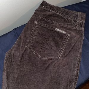 Calvin Klein Suede-like Jeans (Brown)